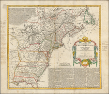 United States and Mid-Atlantic Map By Homann Heirs