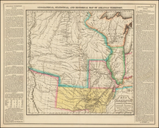 Texas, Midwest, Plains, Southwest and Rocky Mountains Map By Henry Charles Carey  &  Isaac Lea