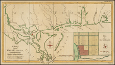 Florida and South Map By Gentleman's Magazine