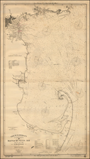 New England and Massachusetts Map By George Eldridge