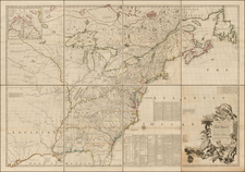United States, New England, Mid-Atlantic, Southeast, Midwest and North America Map By John Mitchell