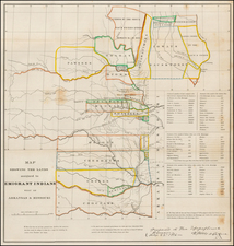 South and Plains Map By Washington Hood