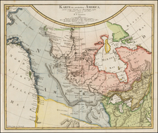 Polar Maps, Alaska and Canada Map By Daniel Friedrich Sotzmann