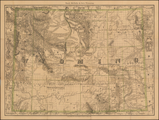 Plains and Rocky Mountains Map By Rand McNally & Company