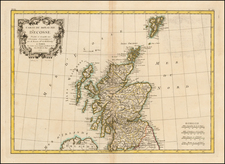 Scotland Map By Rigobert Bonne