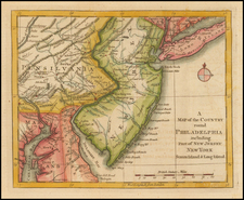 Mid-Atlantic Map By Gentleman's Magazine