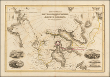 Polar Maps, Alaska and Canada Map By John Wyld