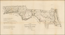 Florida Map By U.S. Surveyor General