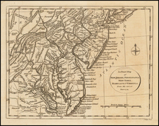 Mid-Atlantic, Maryland, Delaware and Virginia Map By John Lodge