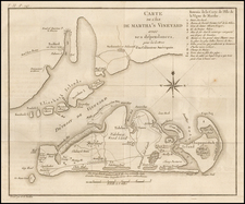 New England Map By Pierre Antoine Tardieu