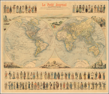 World Map By Menetrier