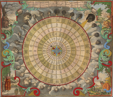 Celestial Maps and Curiosities Map By Matthaus Seutter