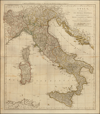 Italy, Mediterranean and Balearic Islands Map By Robert Sayer  &  John Bennett