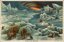 Polar Maps and Curiosities Map By Levi W. Yaggy