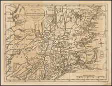 New England and American Revolution Map By John Lodge
