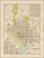 Mid-Atlantic Map By George F. Cram