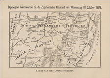 South Africa Map By Zutphensche Courant 