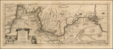 Russia and Ukraine Map By Pieter van der Aa