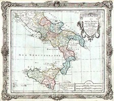 Europe and Italy Map By Louis Brion de la Tour