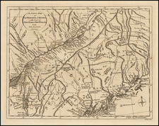 New England, Maine and Canada Map By John Lodge