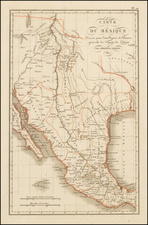 Texas, Southwest, Rocky Mountains and Mexico Map By Ambroise Tardieu