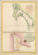 Mexico and California Map By Jean Francois Galaup de La Perouse