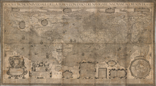 World and World Map By Arnoldo di Arnoldi / Pietro Petruccini 