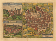 Other Italian Cities Map By Georg Braun  &  Frans Hogenberg