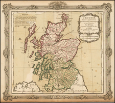 Scotland Map By Louis Brion de la Tour