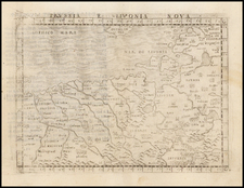 Poland and Baltic Countries Map By Giacomo Gastaldi