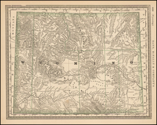 Plains and Rocky Mountains Map By Rand McNally & Company