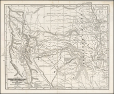 Texas, Plains, Southwest and Rocky Mountains Map By Josiah Gregg