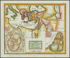 Holy Land Map By Citoyen Berthelon