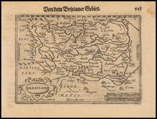 Italy and Northern Italy Map By Barent Langenes