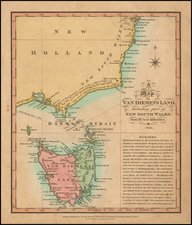 Australia Map By W. Belch