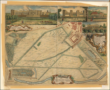 British Isles Map By John Rocque