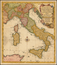 Italy Map By Thomas Kitchin