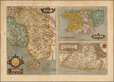 Northern Italy and Corsica Map By Abraham Ortelius