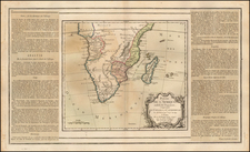 South Africa Map By Louis Charles Desnos