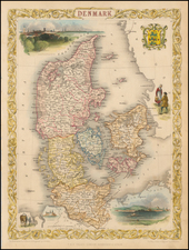 Scandinavia Map By John Tallis