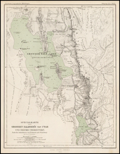 Southwest Map By Augustus Herman Petermann