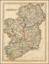 Ireland Map By Charles Smith