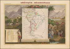 South America Map By Victor Levasseur