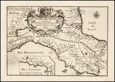 Italy Map By Pierre Du Val