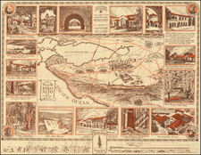 California Map By Arthur Lites