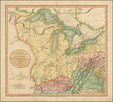 Mid-Atlantic, Midwest and Canada Map By John Cary