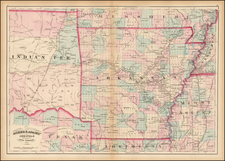 South, Arkansas and Plains Map By Asher / Adams