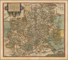 Germany Map By Abraham Ortelius