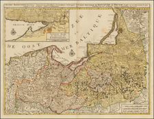 Poland and Baltic Countries Map By Jan Barend Elwe