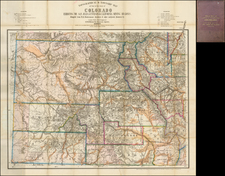 Southwest, Rocky Mountains and Colorado Map By Louis Nell